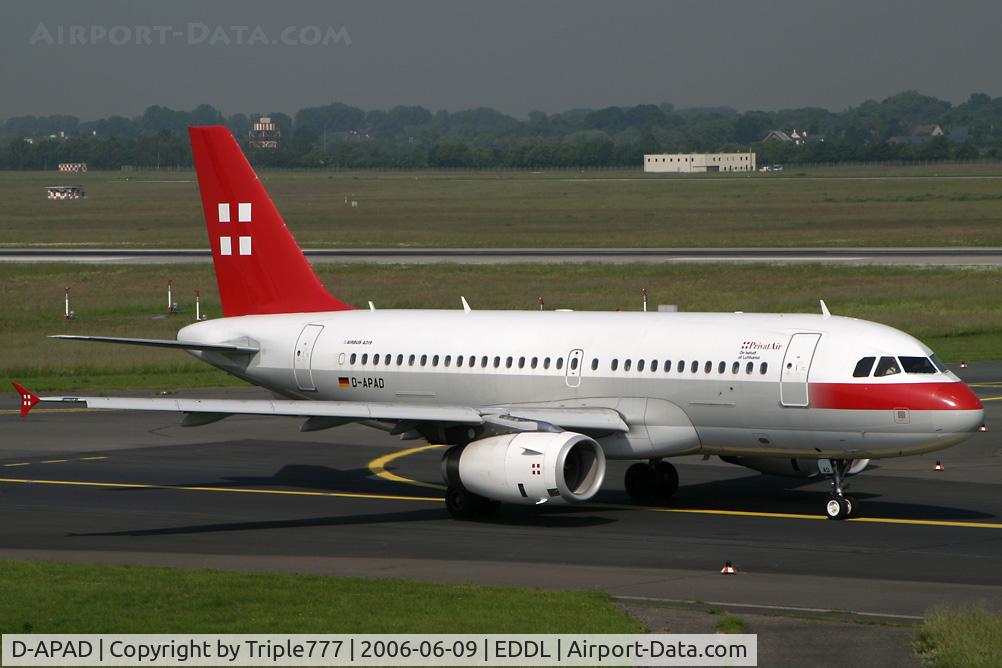 D-APAD, 2011 Airbus A319-132 C/N 1880, Airbus 319 Privatair