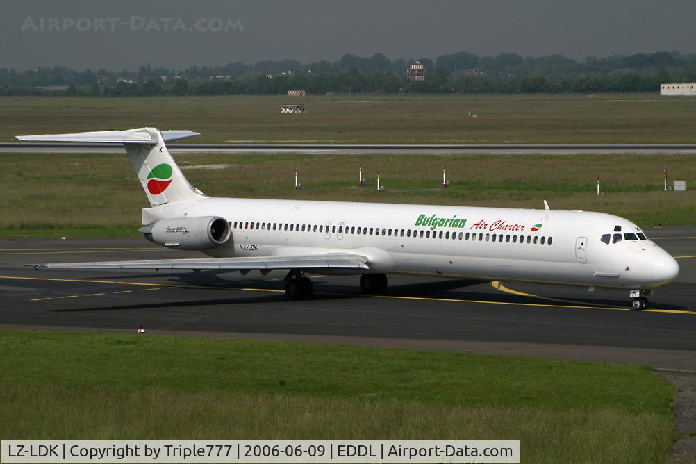 LZ-LDK, 1987 McDonnell Douglas MD-82 (DC-9-82) C/N 49432/1378, MD82 Bulgarian Air Charter