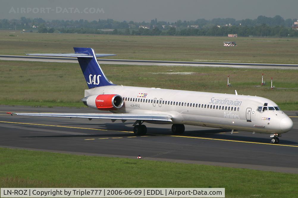LN-ROZ, 1989 McDonnell Douglas MD-87 (DC-9-87) C/N 49608, MD81 SAS