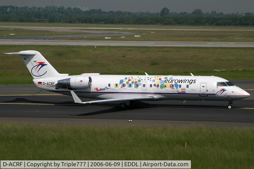 D-ACRF, 2002 Bombardier CRJ-200ER (CL-600-2B19) C/N 7619, Canadair RJ-200ER Eurowings