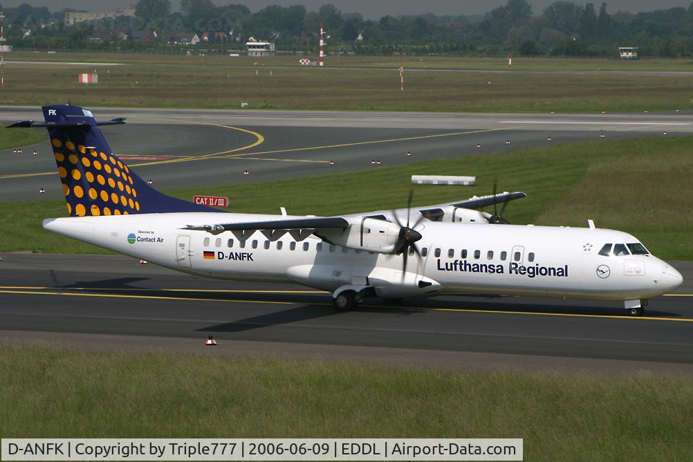 D-ANFK, 2001 ATR 72-212A C/N 666, ATR72 Lufthansa Regional