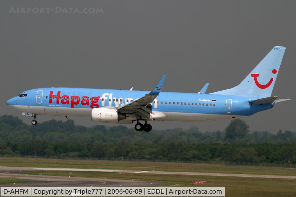D-AHFM, 2000 Boeing 737-8K5 C/N 27986, Boeing 737-800 Hapag Lloyd