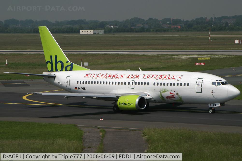 D-AGEJ, 1988 Boeing 737-3L9 C/N 24221, Boeing 737-300 DBA