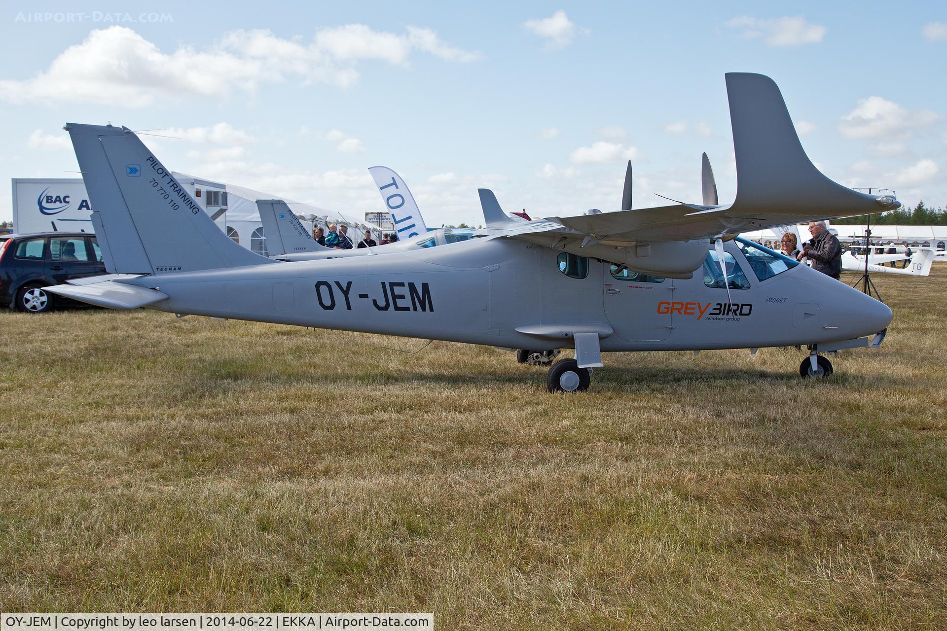 OY-JEM, 2012 Tecnam P-2006T C/N 099, Karup Air Base 22.6.14