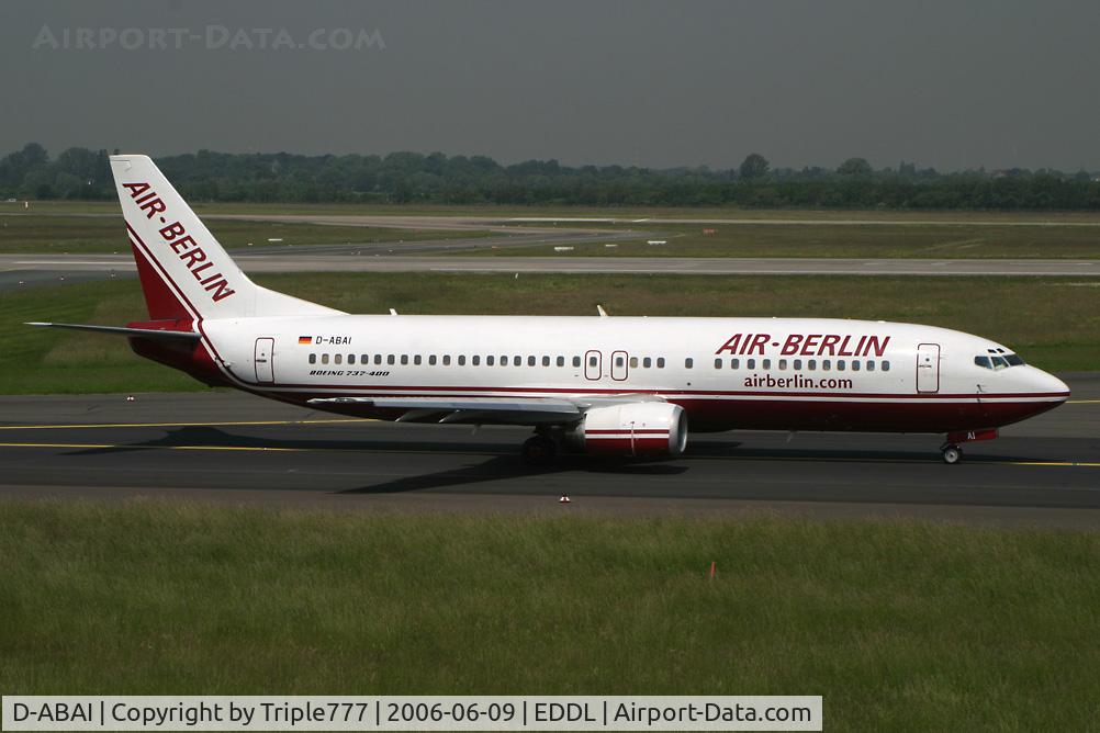 D-ABAI, 1996 Boeing 737-46J C/N 28038, Boeing 737-400 Air Berlin