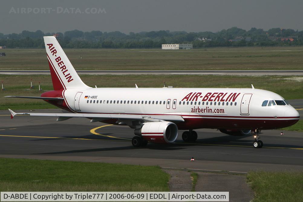 D-ABDE, 2006 Airbus A320-214 C/N 2696, Airbus 320 Air Berlin