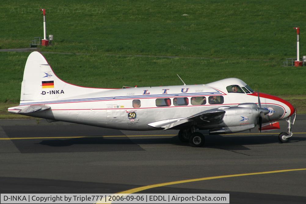 D-INKA, 1949 De Havilland DH-104 Devon C.2 C/N 04266, De Haviland Dove LTU