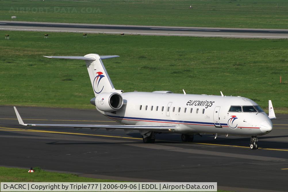 D-ACRC, 2001 Canadair CRJ-200ER (CL-600-2B19) C/N 7573, Canadair RJ-200ER Eurowings
