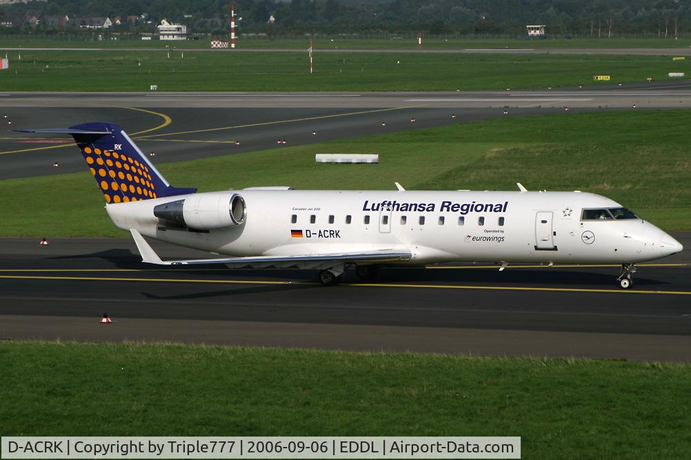D-ACRK, 2004 Bombardier CRJ-200ER (CL-600-2B19) C/N 7901, Canadair RJ-200ER Lufthansa Regional