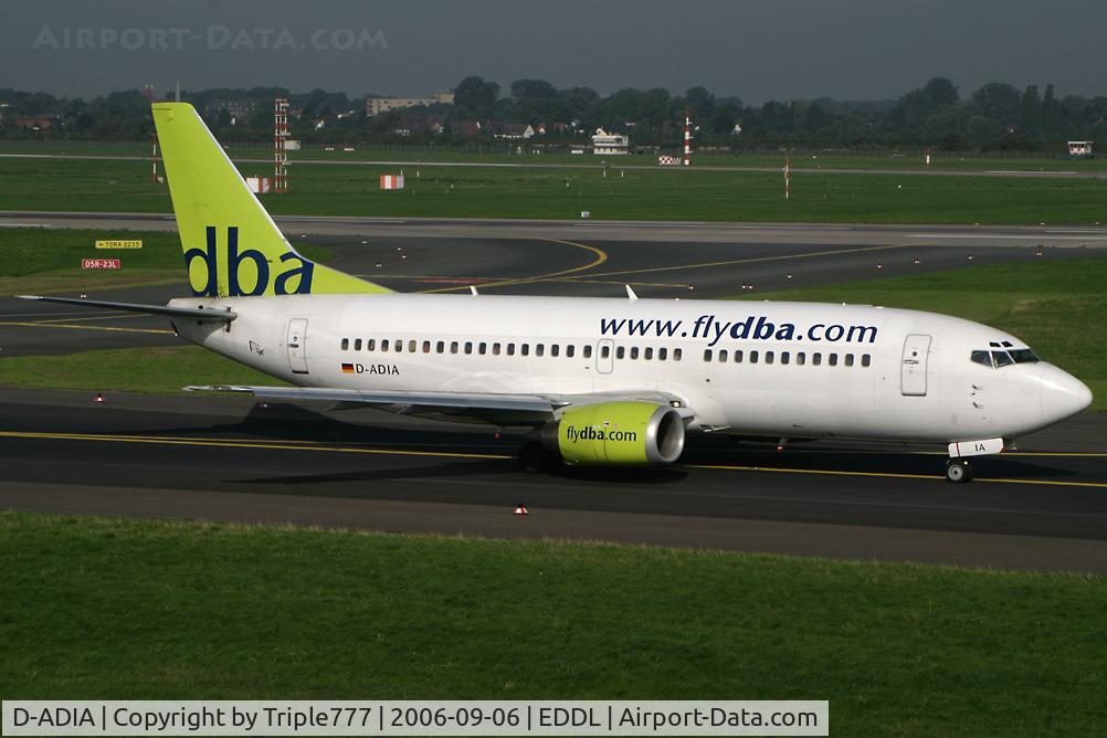 D-ADIA, 1999 Boeing 737-33Q C/N 30333, Boeing 737-300 DBA