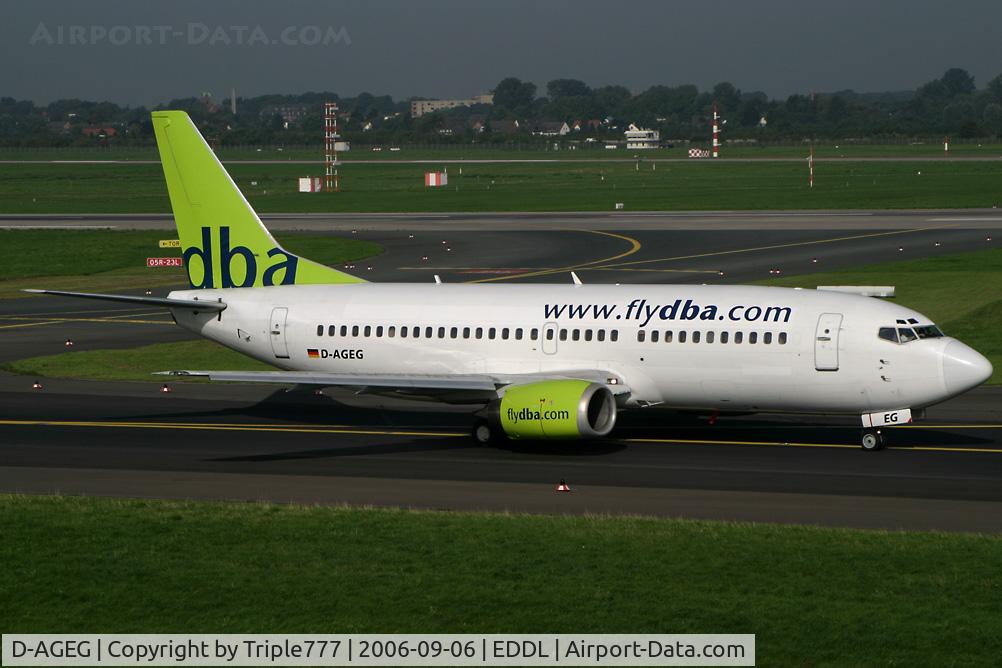 D-AGEG, 1988 Boeing 737-35B C/N 24237, Boeing 737-300 DBA