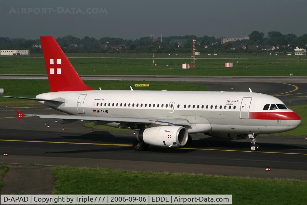 D-APAD, 2011 Airbus A319-132 C/N 1880, Airbus 319 Privatair