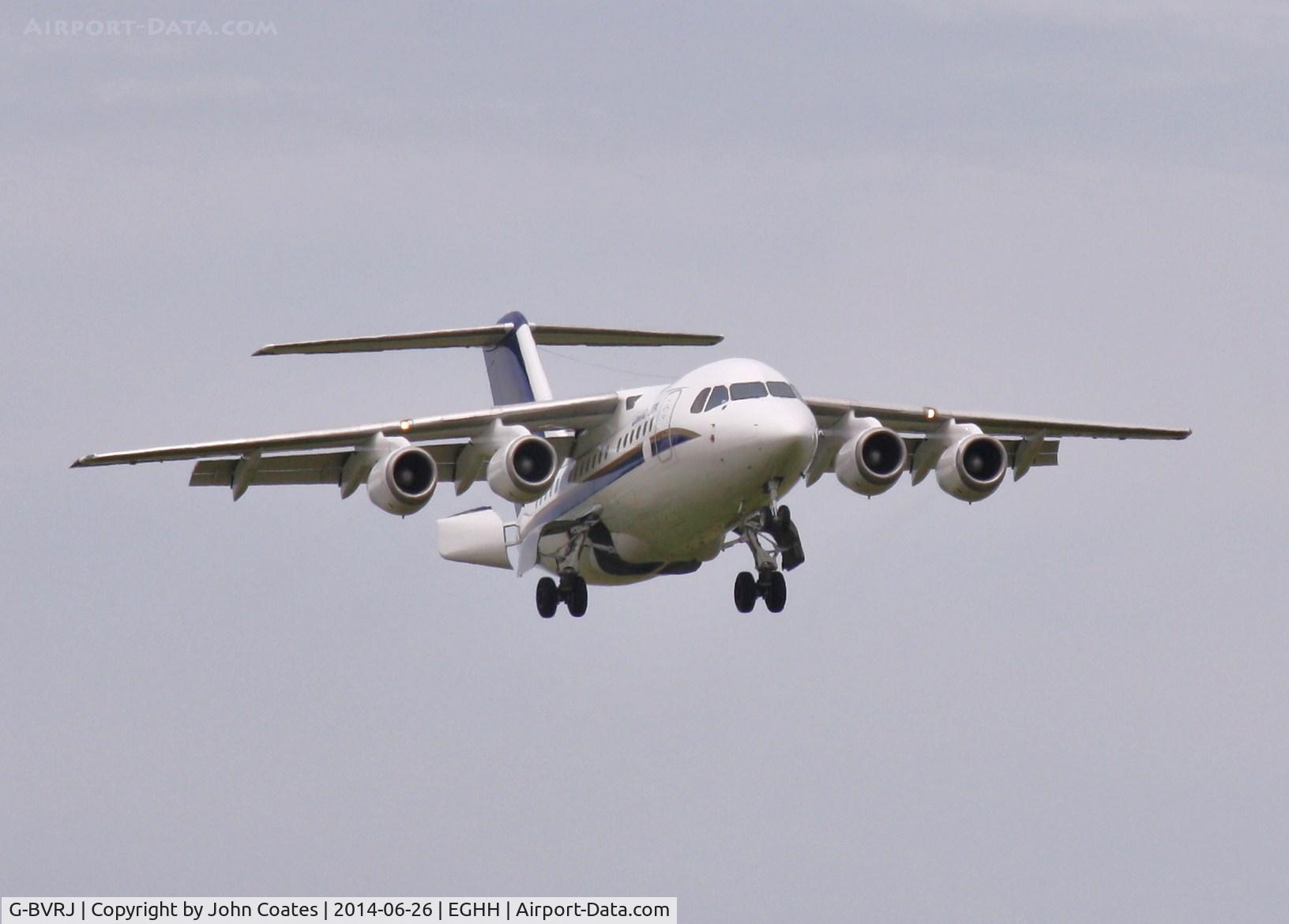 G-BVRJ, 1994 British Aerospace Avro 146-RJ70 C/N E1254, Approach 08