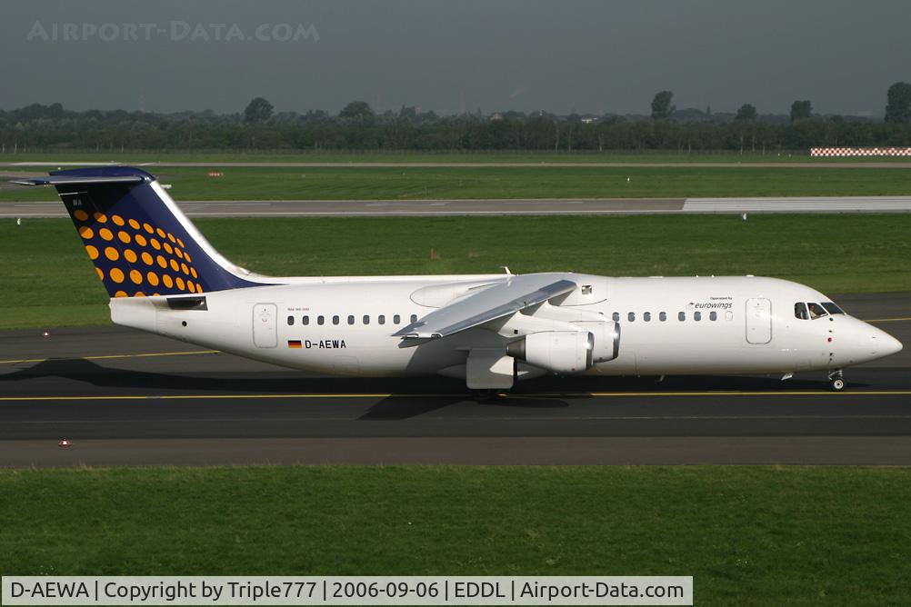 D-AEWA, 1990 British Aerospace BAe.146-300A C/N E3163, BAe146 Eurowings