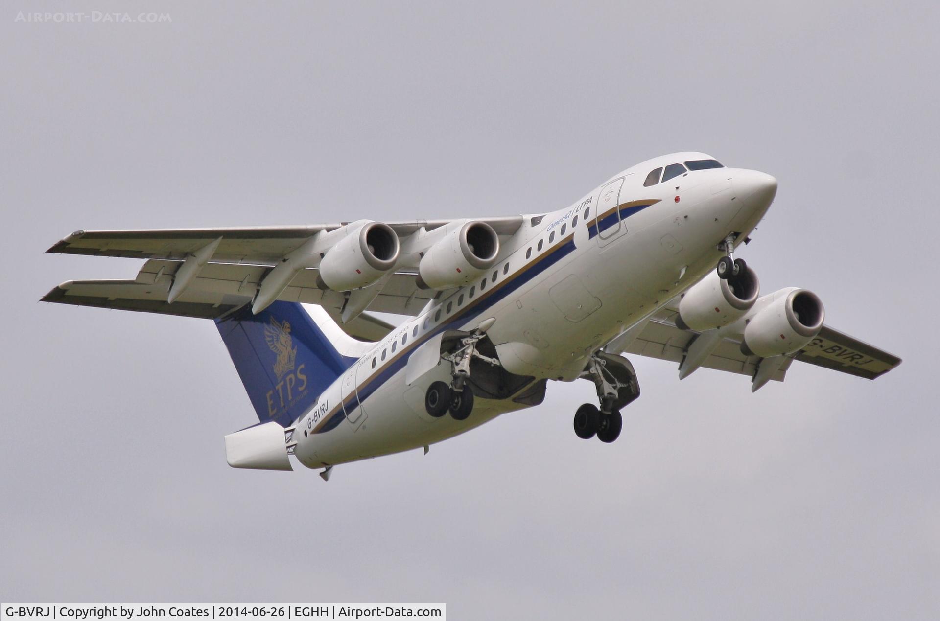 G-BVRJ, 1994 British Aerospace Avro 146-RJ70 C/N E1254, Finals 08