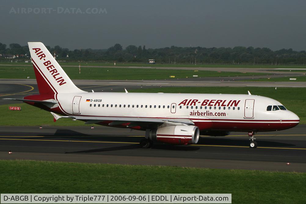 D-ABGB, 2005 Airbus A319-132 C/N 2467, Airbus 319 Air Berlin