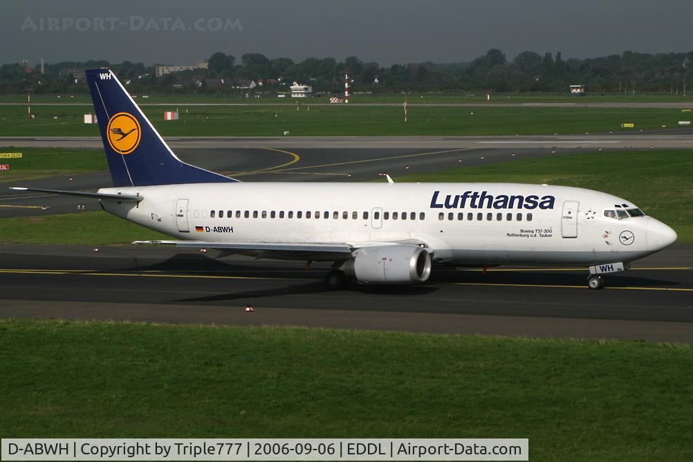 D-ABWH, 1989 Boeing 737-330 C/N 24284, Boeing 737-300 Lufthansa