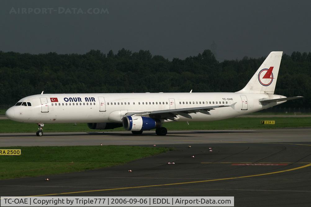 TC-OAE, 1997 Airbus A321-231 C/N 663, Airbus 321 Onur Air