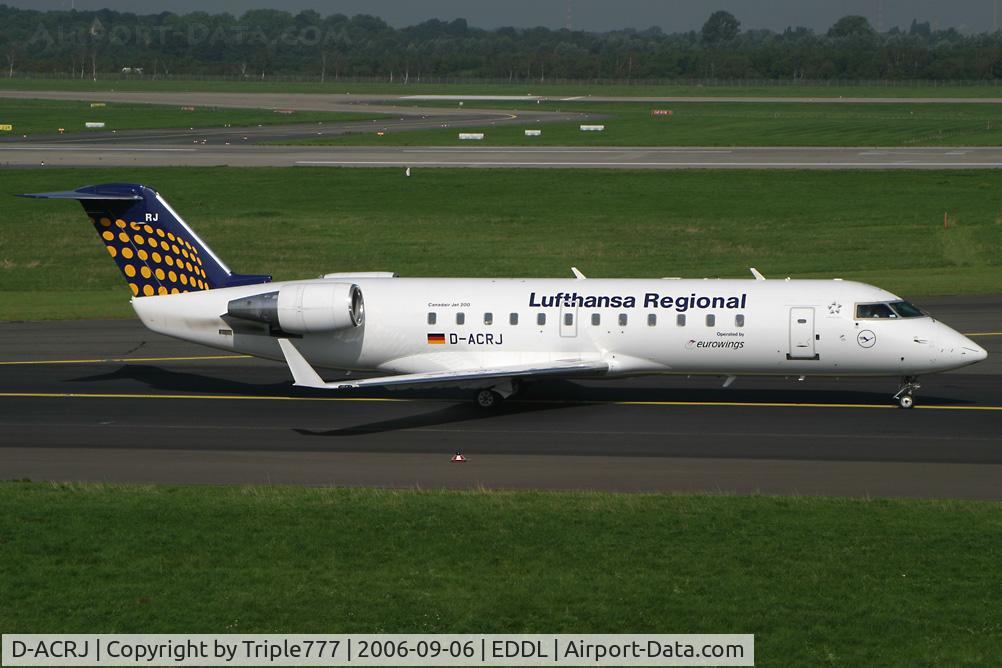 D-ACRJ, 2003 Canadair CRJ-200ER (CL-600-2B19) C/N 7864, Canadair RJ-200ER Lufthansa Regional