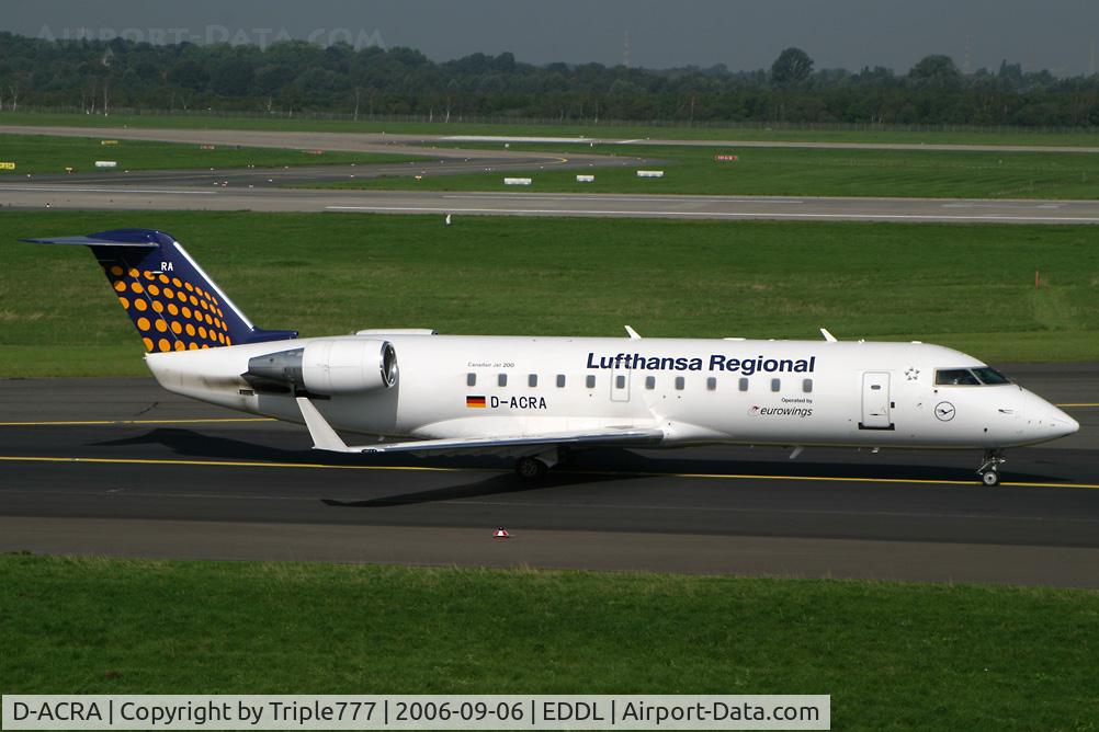 D-ACRA, Canadair CRJ-200ER (CL-600-2B19) C/N 7567, Canadair RJ-200ER Lufthansa Regional