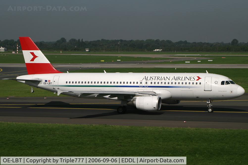 OE-LBT, 2000 Airbus A320-214 C/N 1387, Airbus 320 Austrian Airlines