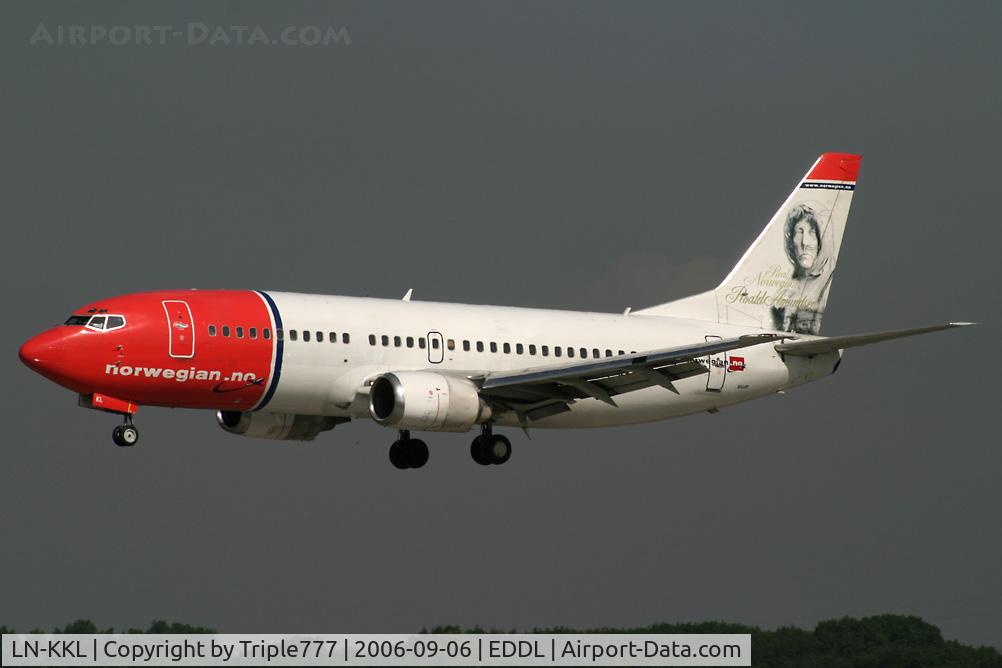LN-KKL, 1997 Boeing 737-36N C/N 28671, Boeing 737-300 Norwegian
