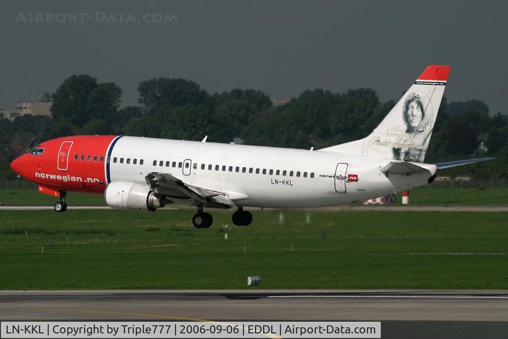 LN-KKL, 1997 Boeing 737-36N C/N 28671, Boeing 737-300 Norwegian