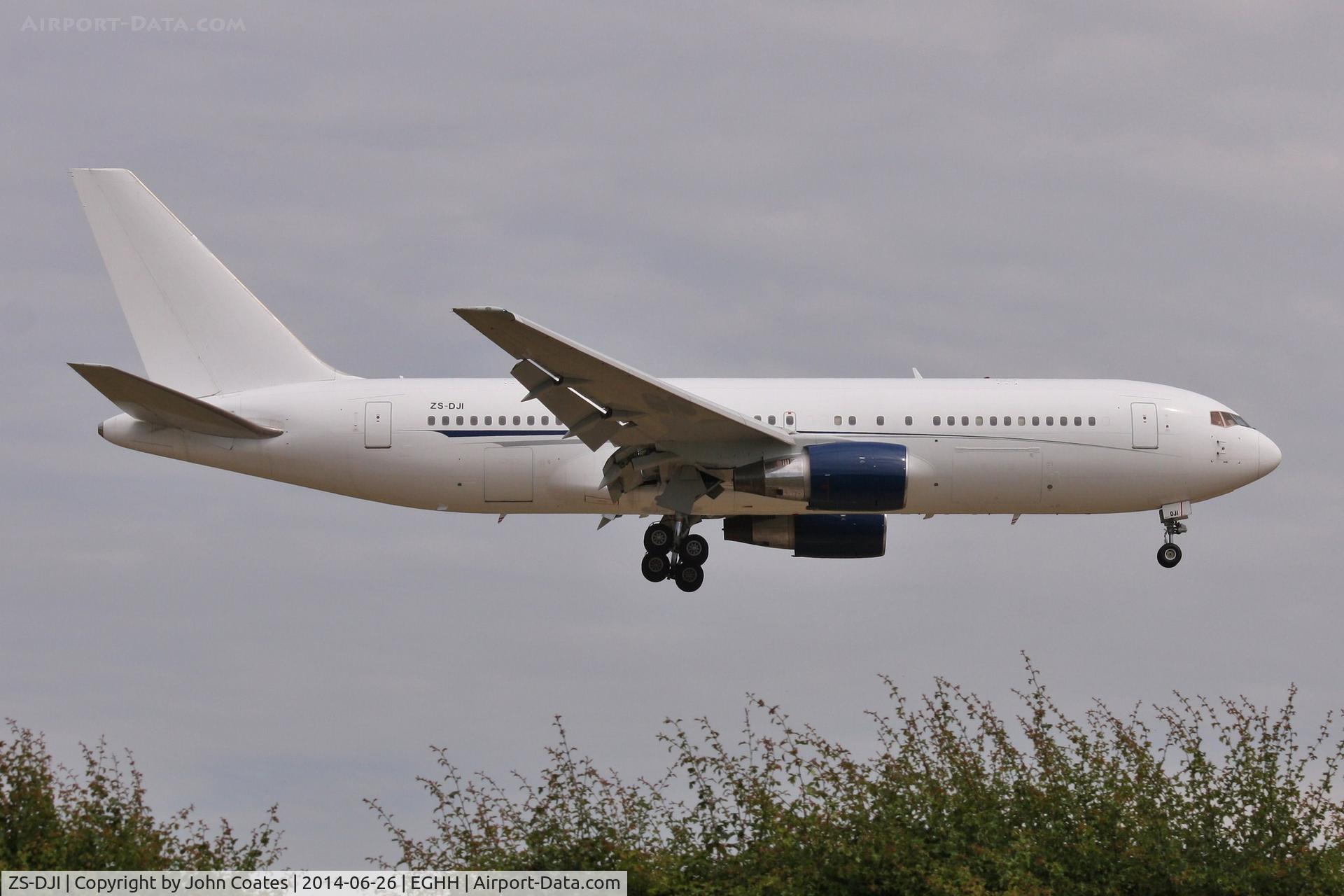 ZS-DJI, 1986 Boeing 767-216 C/N 23624, Arriving at its new 
