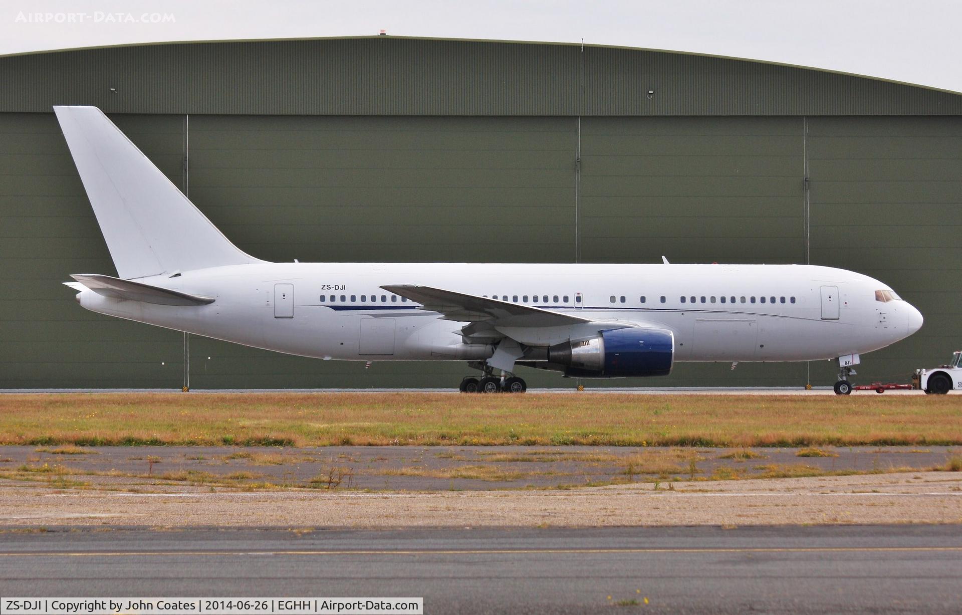 ZS-DJI, 1986 Boeing 767-216 C/N 23624, New resident due to Manston Airport closure