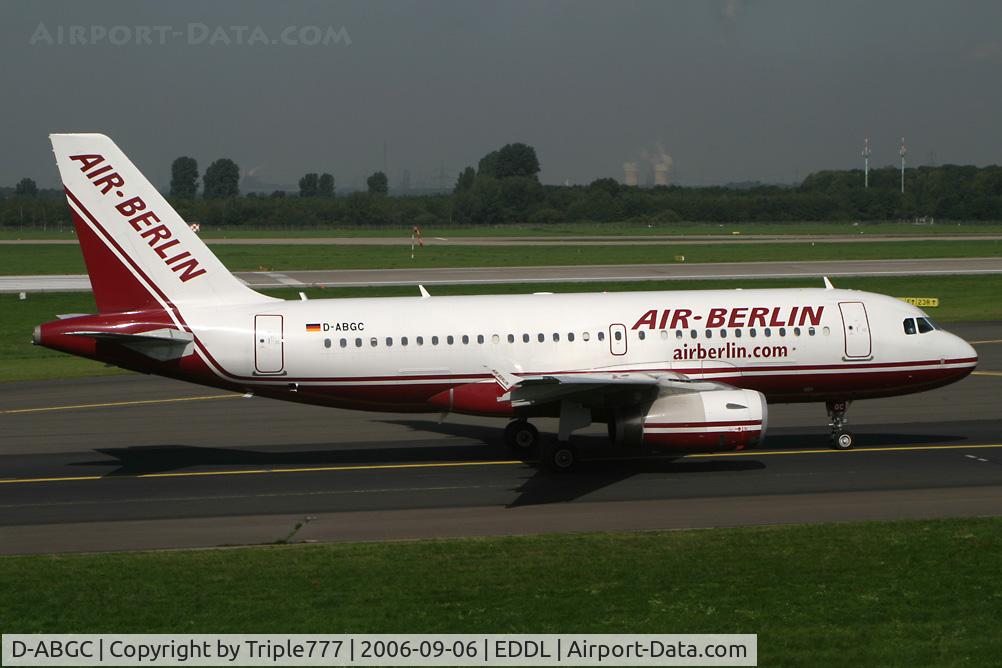 D-ABGC, 2005 Airbus A319-132 C/N 2468, Airbus 319 Air Berlin
