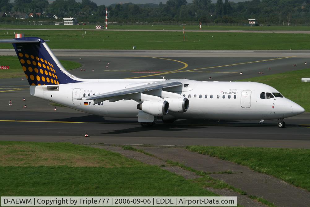 D-AEWM, 1989 British Aerospace BAe.146-300 C/N E3125, BAe146 Eurowings