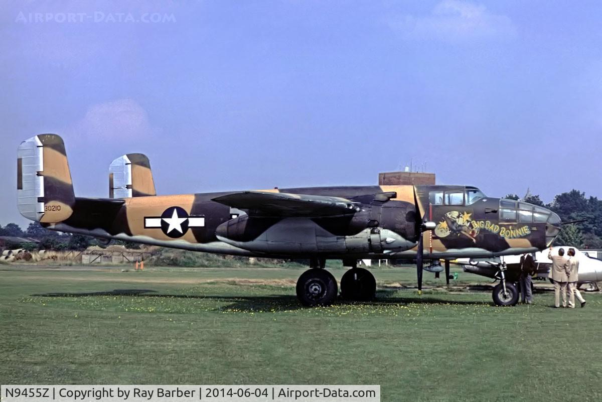 N9455Z, 1944 North American TB-25N Mitchell C/N 108-34535 (44-30210), North American TB-25N Mitchell [108-33485] (Place & Date Unknown)~G 1981. From a slide.