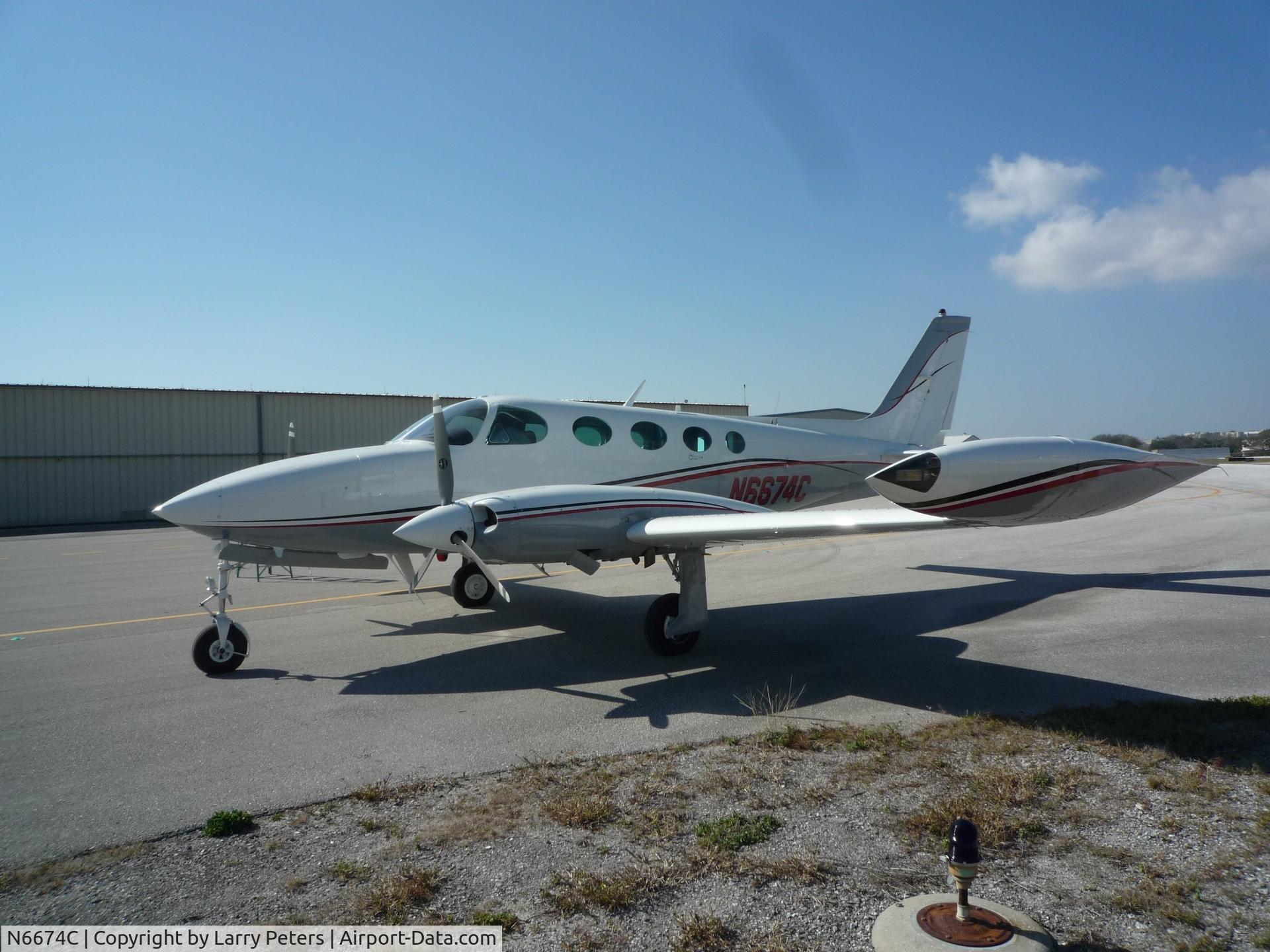 N6674C, 1980 Cessna 335 C/N 335-0058, At Albert Whitted Airport Florida, 2013