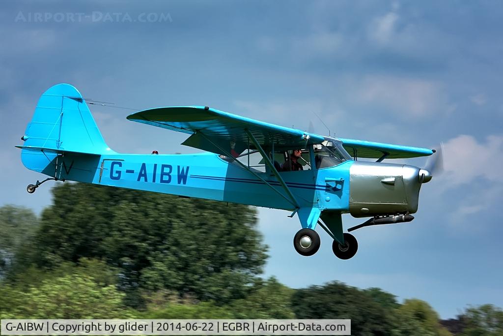 G-AIBW, 1946 Auster J-1N Alpha C/N 2158, Landing after practice routine