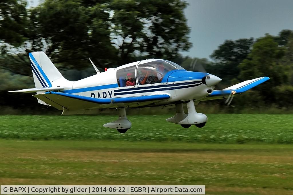 G-BAPX, 1972 Robin DR-400-160 Chevalier C/N 789, arrival