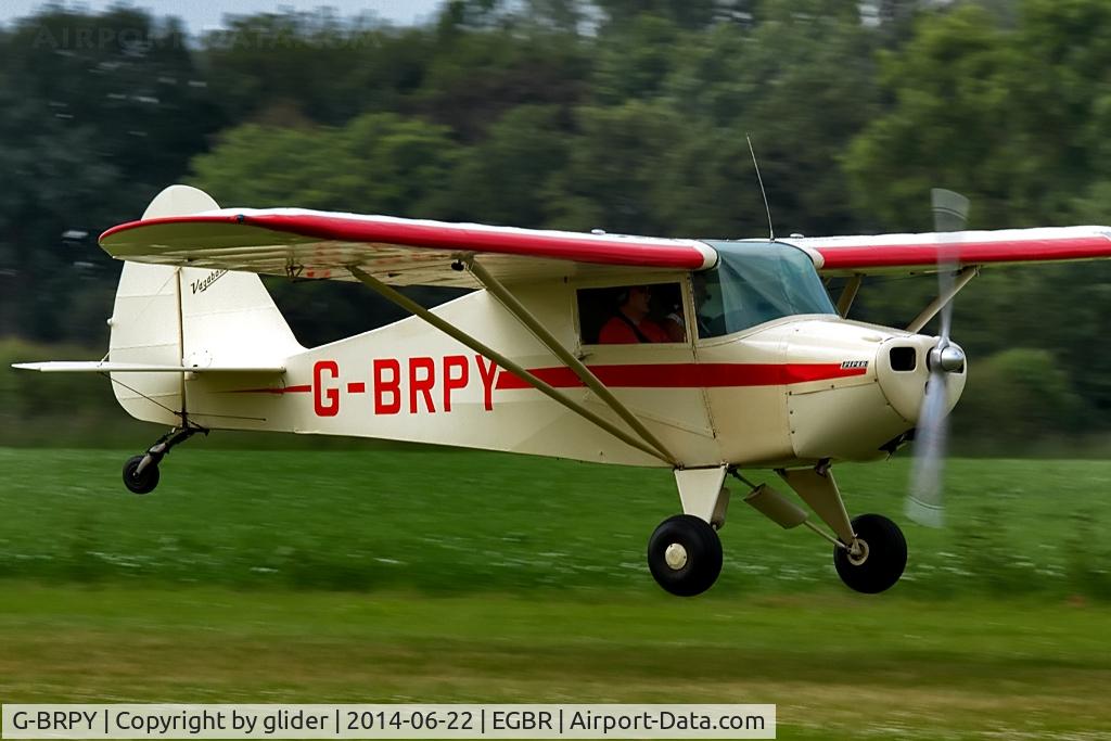 G-BRPY, 1948 Piper PA-15 Vagabond Vagabond C/N 15-141, Now resident