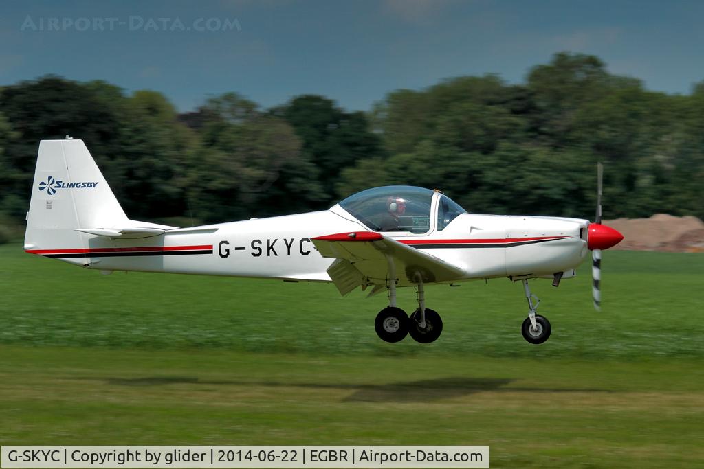 G-SKYC, 1984 Slingsby T-67M Firefly C/N 2009, Arrival