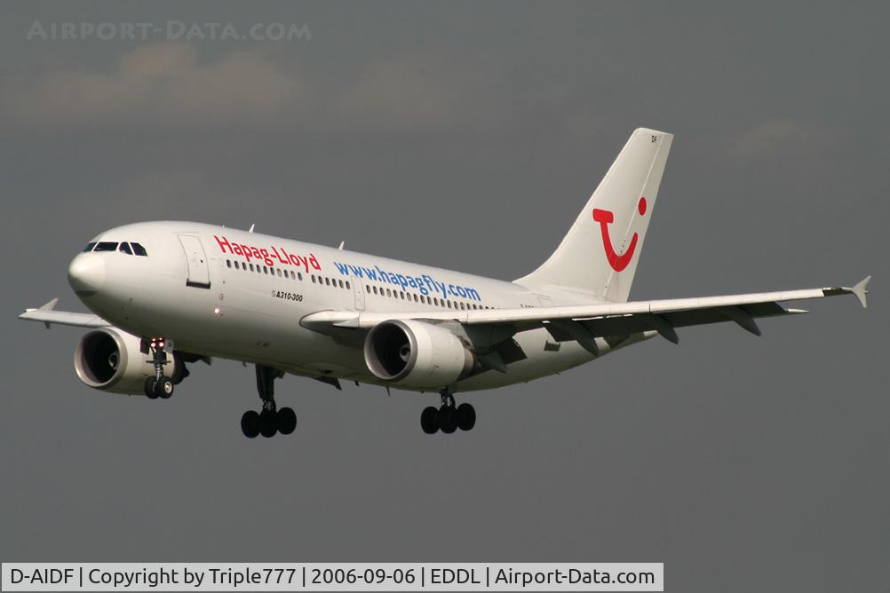 D-AIDF, 1989 Airbus A310-304 C/N 524, Airbus 310 Hapag Lloyd