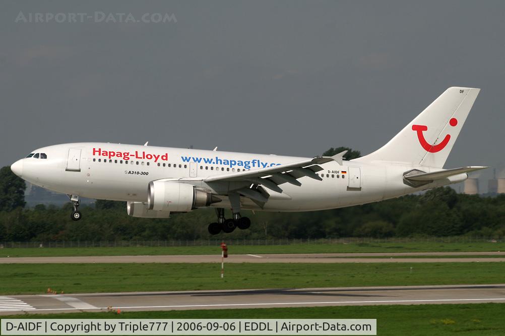 D-AIDF, 1989 Airbus A310-304 C/N 524, Airbus 310 Hapag Lloyd