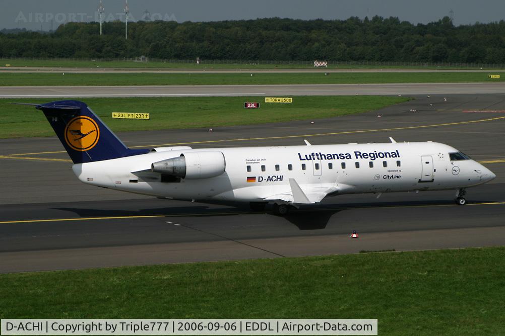 D-ACHI, 2000 Canadair CRJ-200LR (CL-600-2B19) C/N 7464, Canadair RJ-200LR Lufthansa Regional