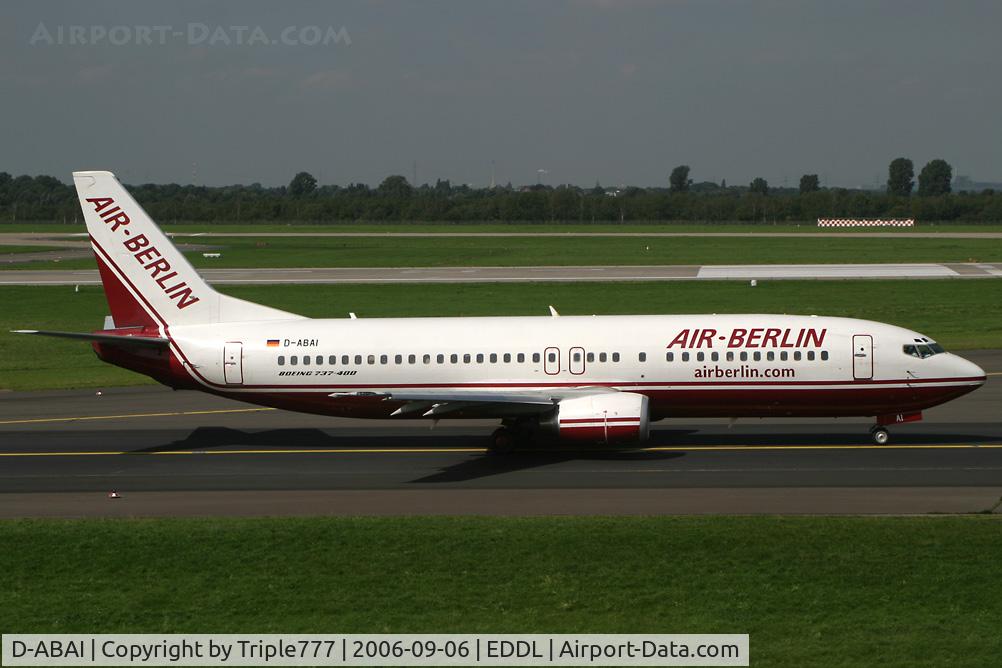 D-ABAI, 1996 Boeing 737-46J C/N 28038, Boeing 737-400 Air Berlin