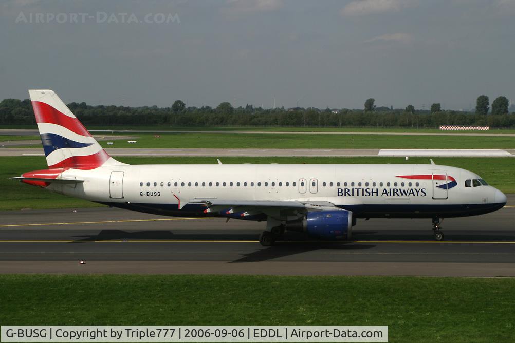 G-BUSG, 1989 Airbus A320-211 C/N 039, Airbus 320 British Airways