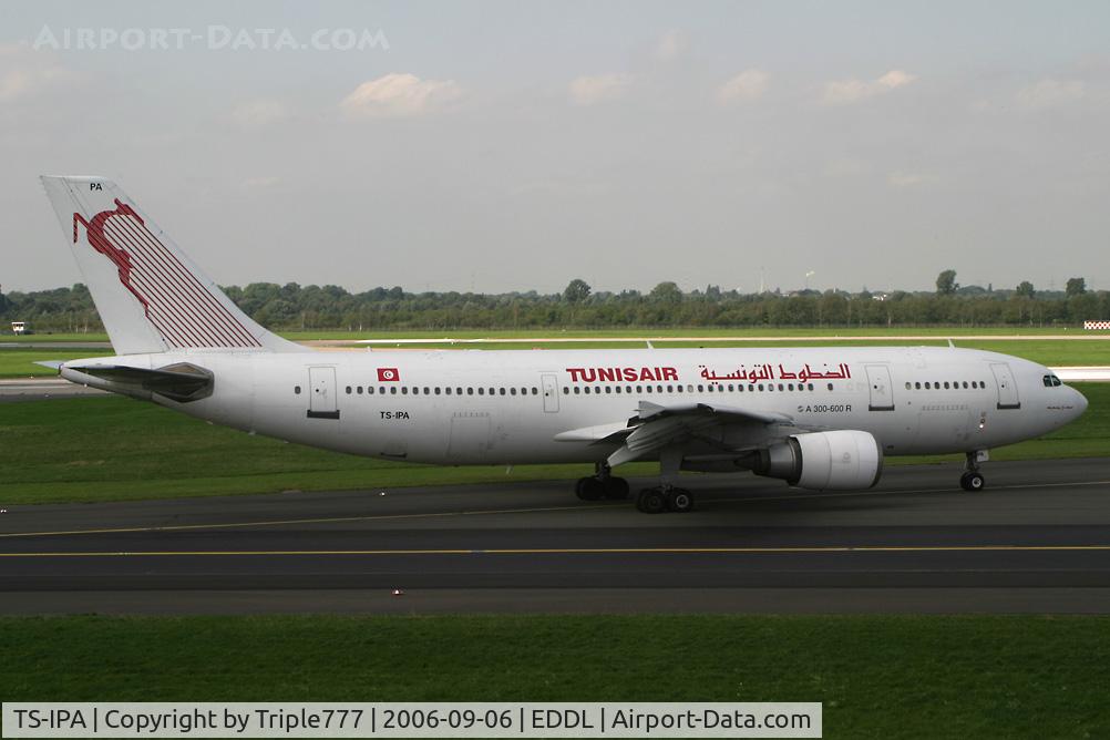 TS-IPA, 1990 Airbus A300B4-605R C/N 558, Airbus 300 Tunis Air