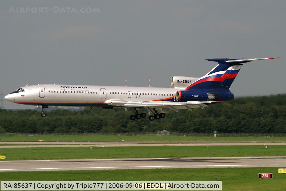 RA-85637, 1987 Tupolev Tu-154M C/N 87A767, Tupolev Tu-154M Aeroflot