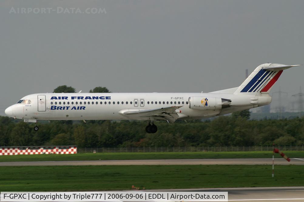 F-GPXC, 1994 Fokker 100 (F-28-0100) C/N 11493, Fokker 100 Air France