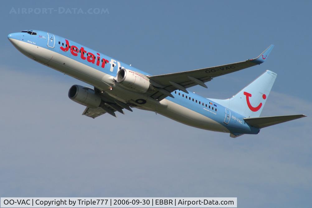 OO-VAC, 2003 Boeing 737-8BK C/N 33014, Boeing 737-800 Jetair