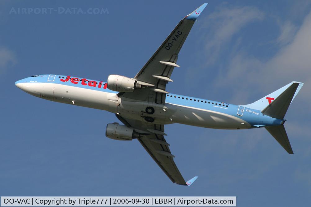 OO-VAC, 2003 Boeing 737-8BK C/N 33014, Boeing 737-800 Jetair