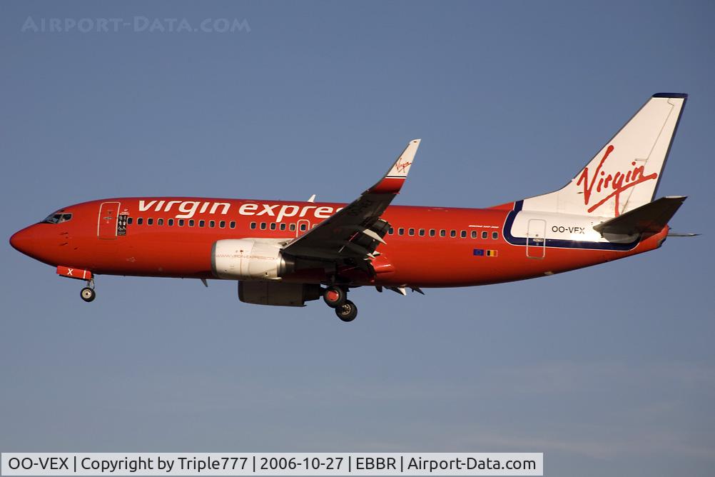 OO-VEX, 1997 Boeing 737-36N C/N 28670, Boeing 737-300 Virgin Express