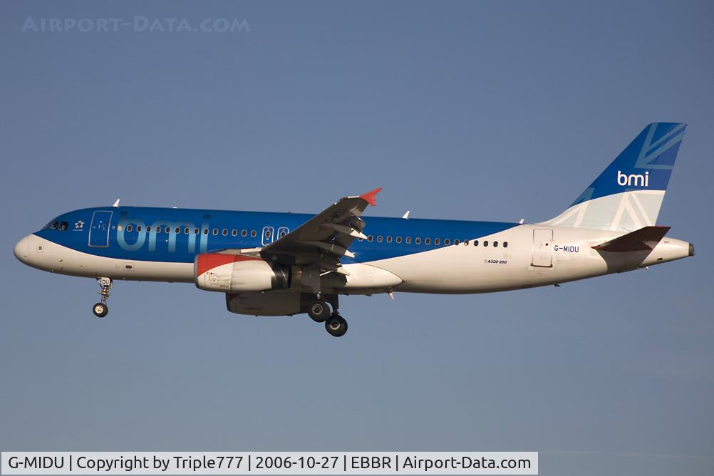 G-MIDU, 2001 Airbus A320-232 C/N 1407, Airbus 320 bmi