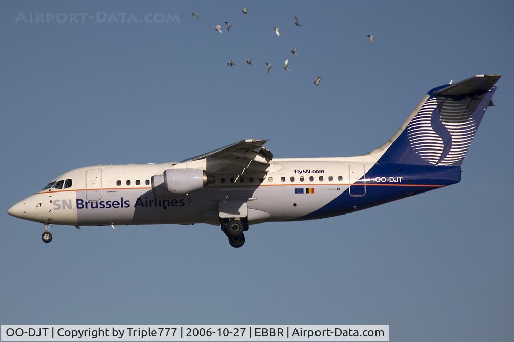 OO-DJT, 1996 British Aerospace Avro 146-RJ85 C/N E.2294, BAe146 SN Brussels Airlines